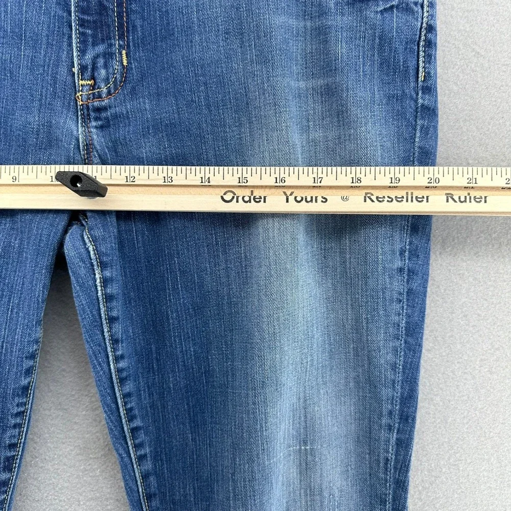 2011 Gap Low Rise Boot Cut Jeans Med Wash Women's 14 34x31 Western Country Y2K - Picture 6 of 9